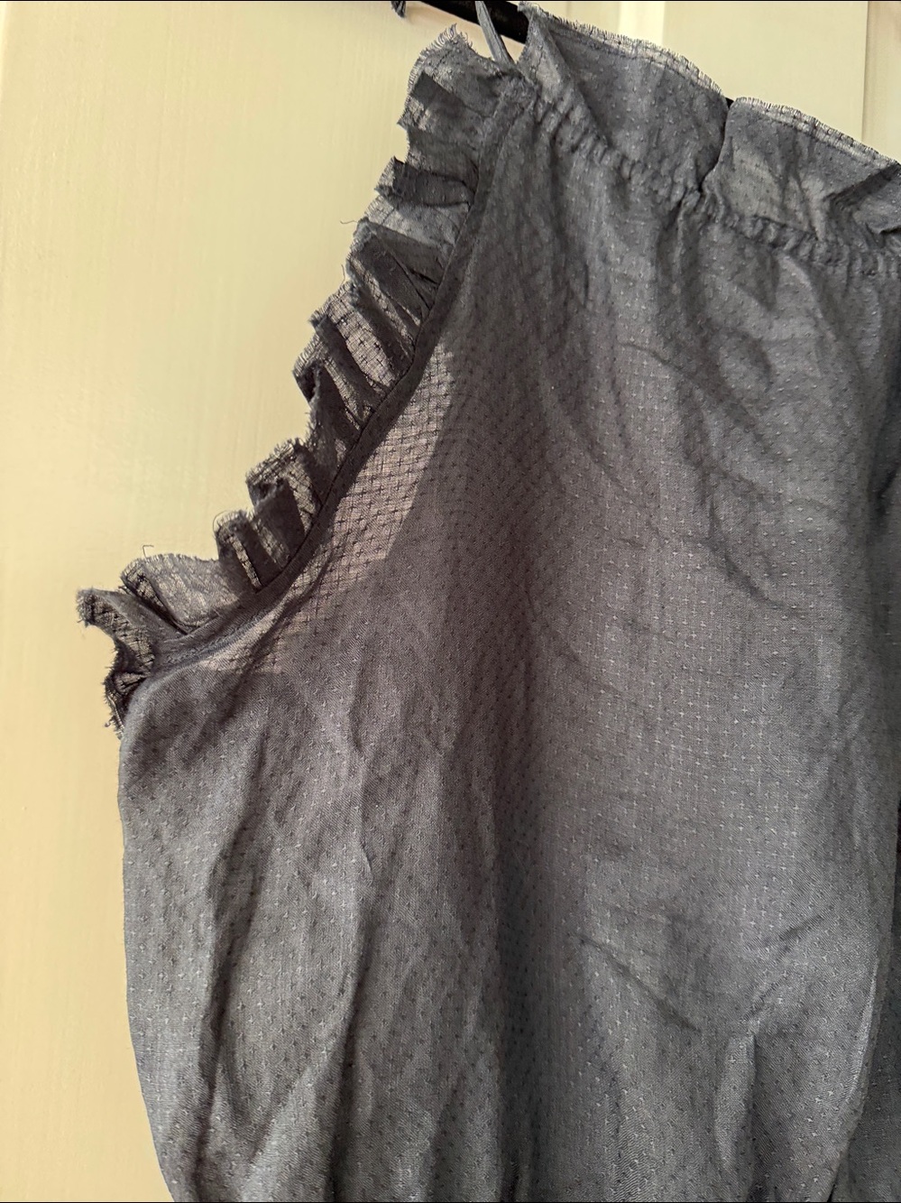 Isabel Marant Ruffle Tie-Shoulder Women’s Top - Picture 15 of 16